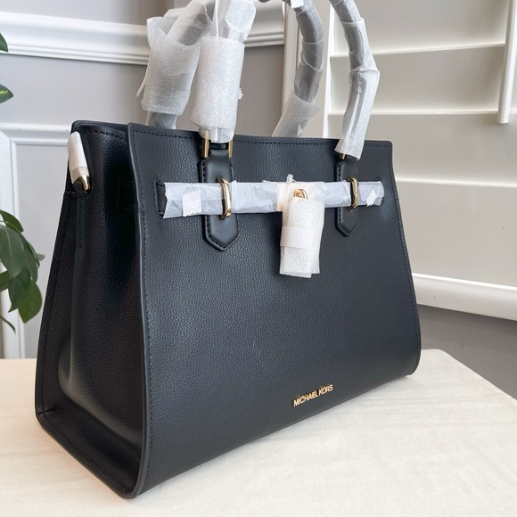 🔥NeW! Michael Kors Hamilton MD leather Satchel - Picture 5 of 10